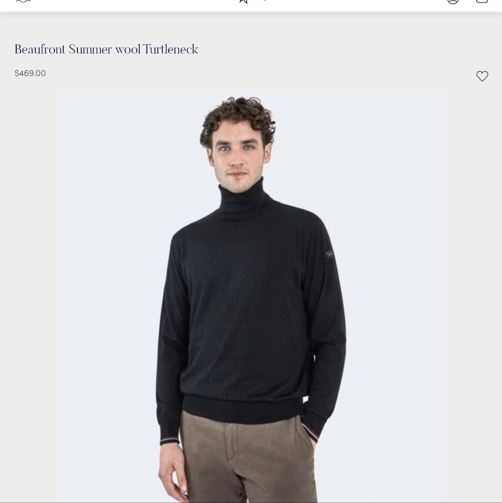 Beaufront Summer Wool Turtleneck